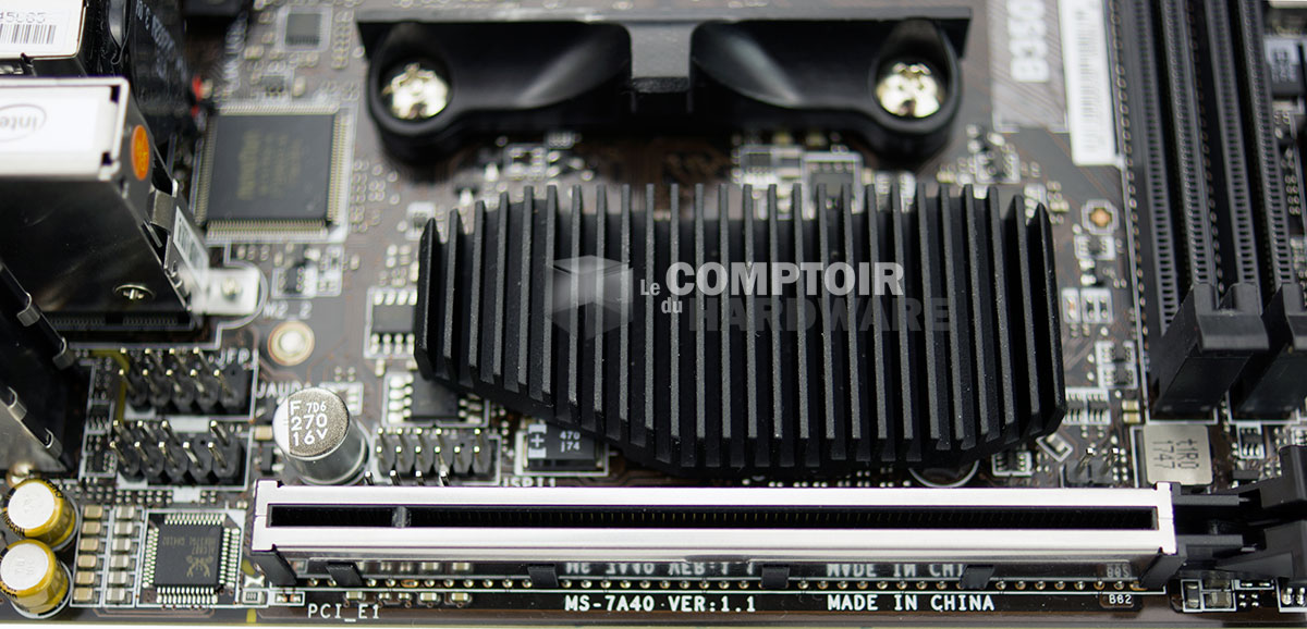 MSI B350I PRO AC : slot PCIe
