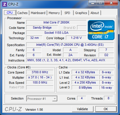 CPUZ i7-2600K