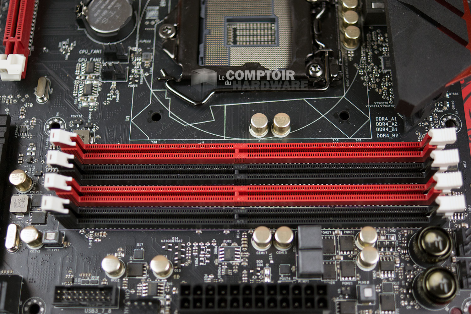 Slot DDR4 Asrock Z170 Gaming K6+