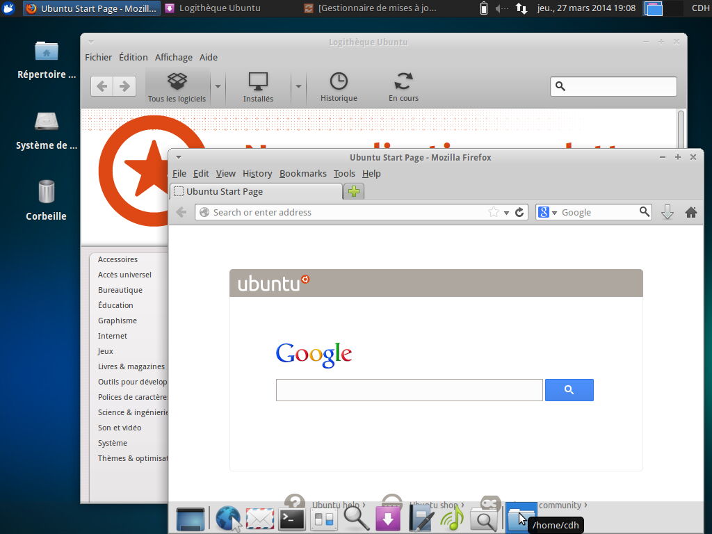 Xubuntu sous XFCE