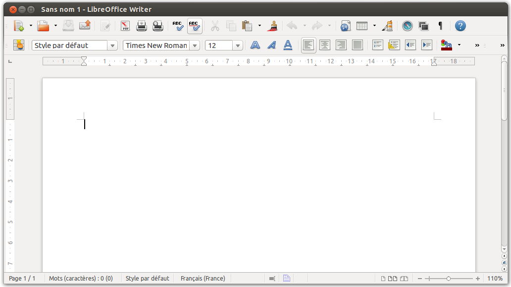 LibreOffice Writer comme sous Windows dis donc !