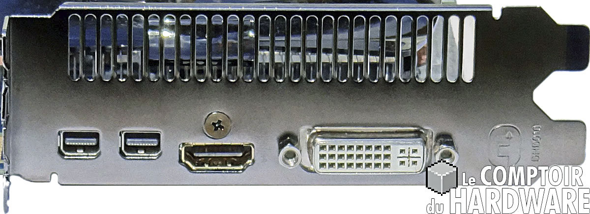 GV-R7850OC-2GD : connecteurs