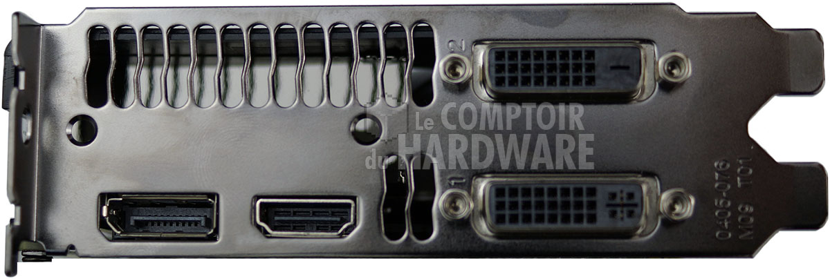 eVGA GTX 780 SC ACX : connecteurs