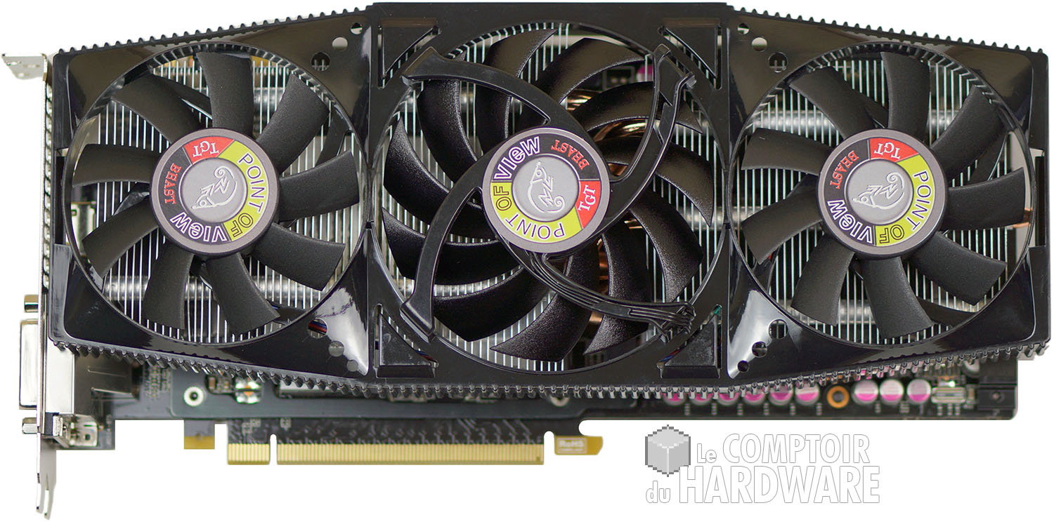 Point of View GTX 680 TGT Beast : face avant