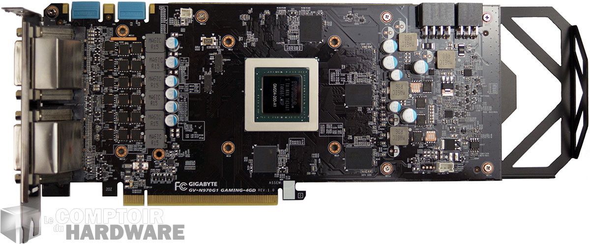 Gigabyte GTX 970 G1 Gaming : carte nue