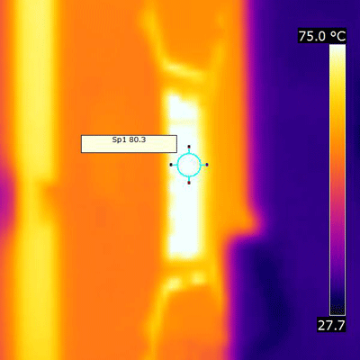 amd hd6970 reference gpu thermographie ir