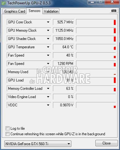 gainward gtx560ti oc tension gpuz