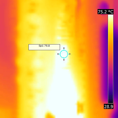 gainward gtx560ti phantom2 gpu thermographie ir