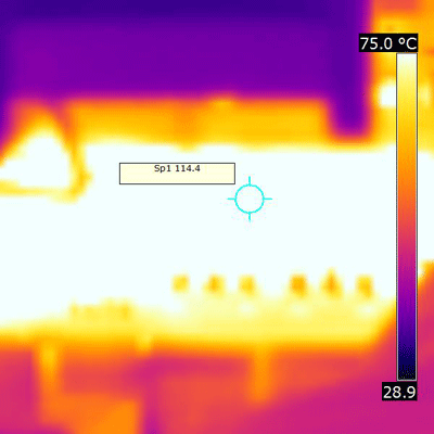 gainward gtx560ti phantom2 vrm thermographie ir