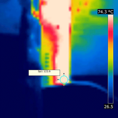 gigabyte hd6970 vrm thermographie