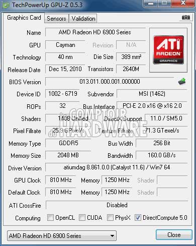 msi hd6950 tf2 base gpuz