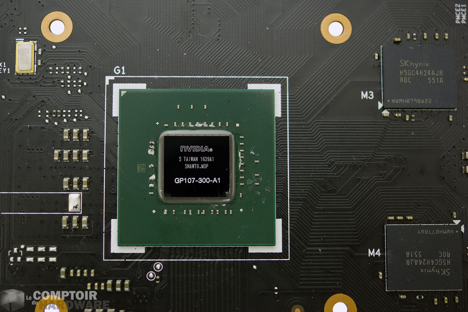Asus Phoenix GTX 1050 : GPU et mémoire