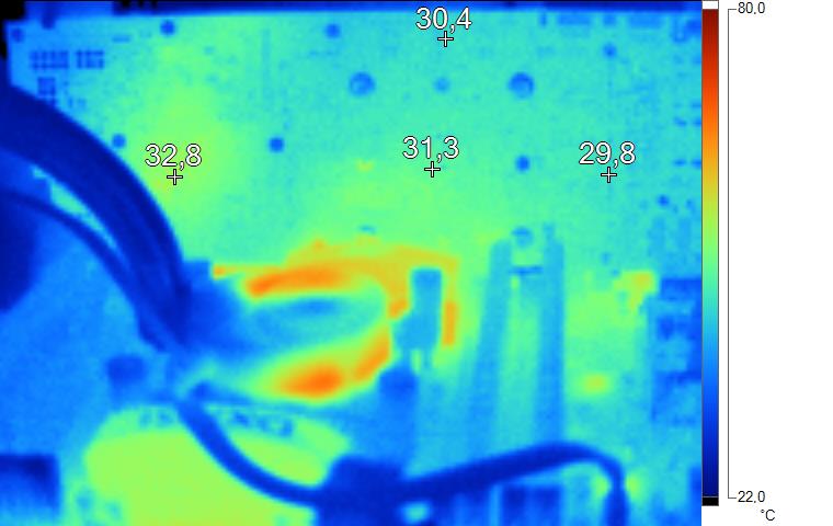 Image thermique GeFORCE GTX 780 au repos