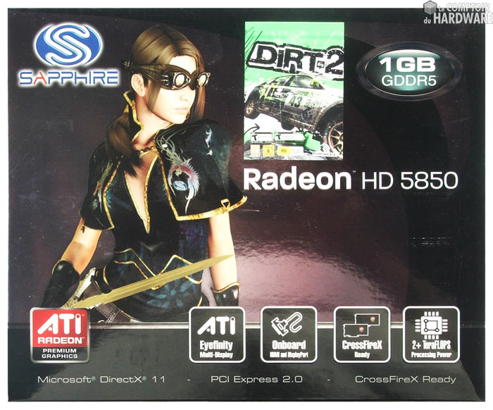 hd5850 sapphire boite