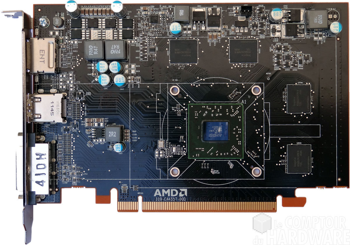 AMD HD 7750 : Carte nue