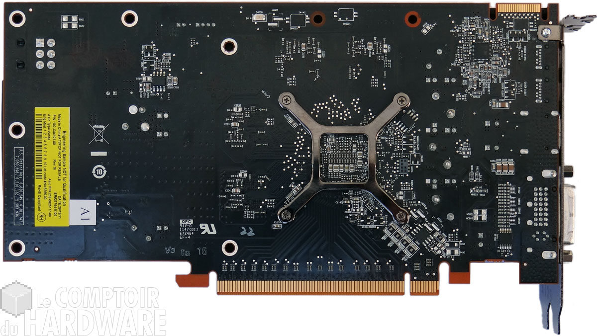 AMD RADEON HD 7770 : face arrière