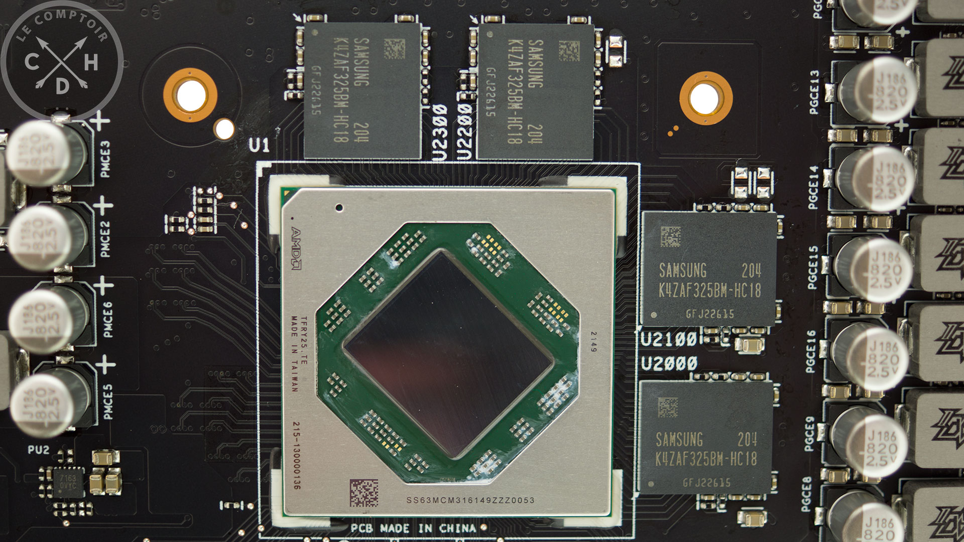 Asus RX 6650 XT Gaming : le GPU et la mémoire