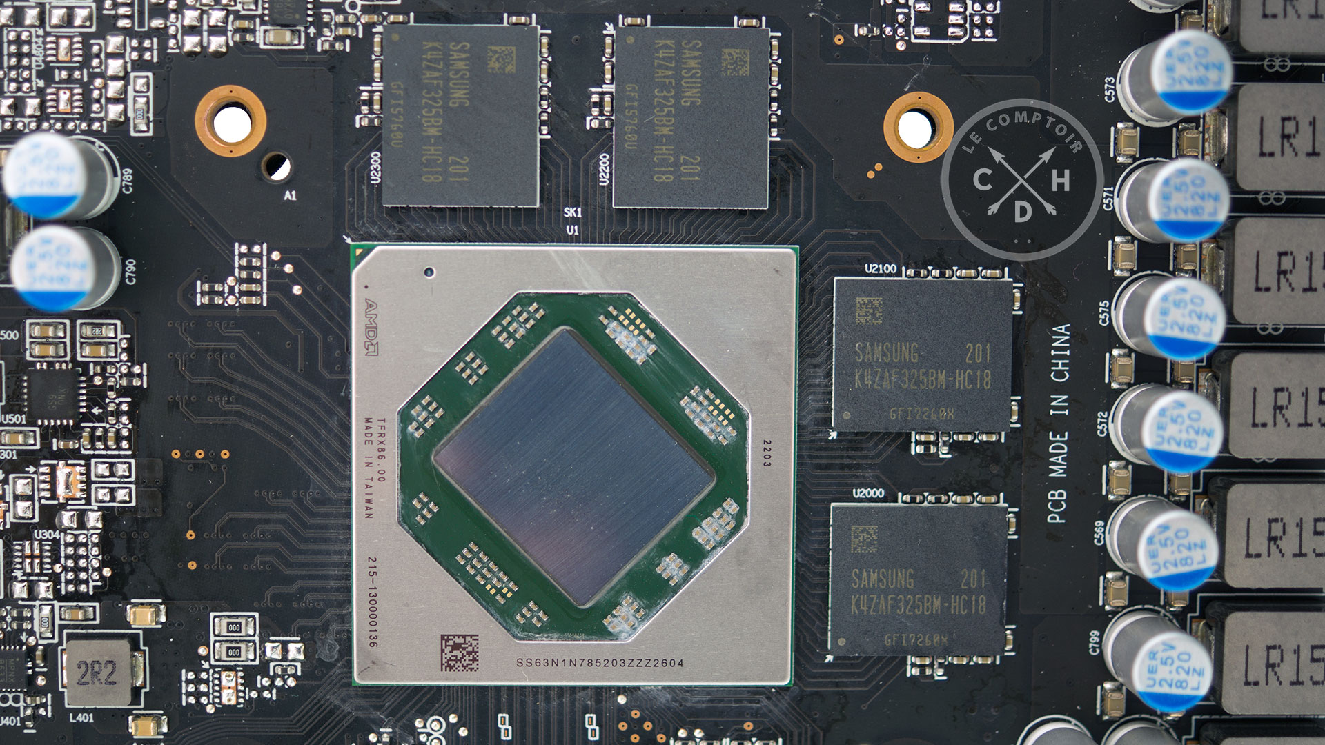 MSI RX 6650 XT Gaming X : le GPU et la mémoire
