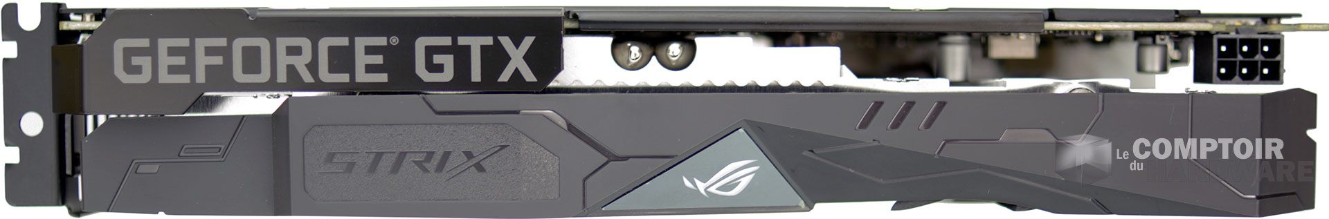 ASUS ROG Srix GTX 1650 OC : connecteur d'alimentation