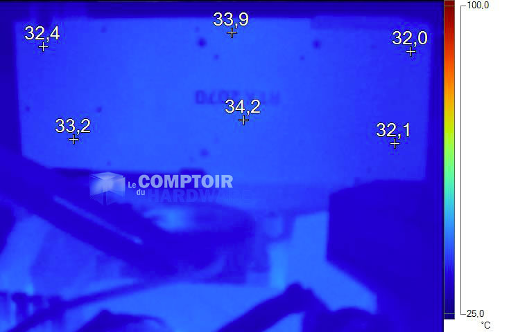 Image thermique de la RTX 2070 SUPER au repos