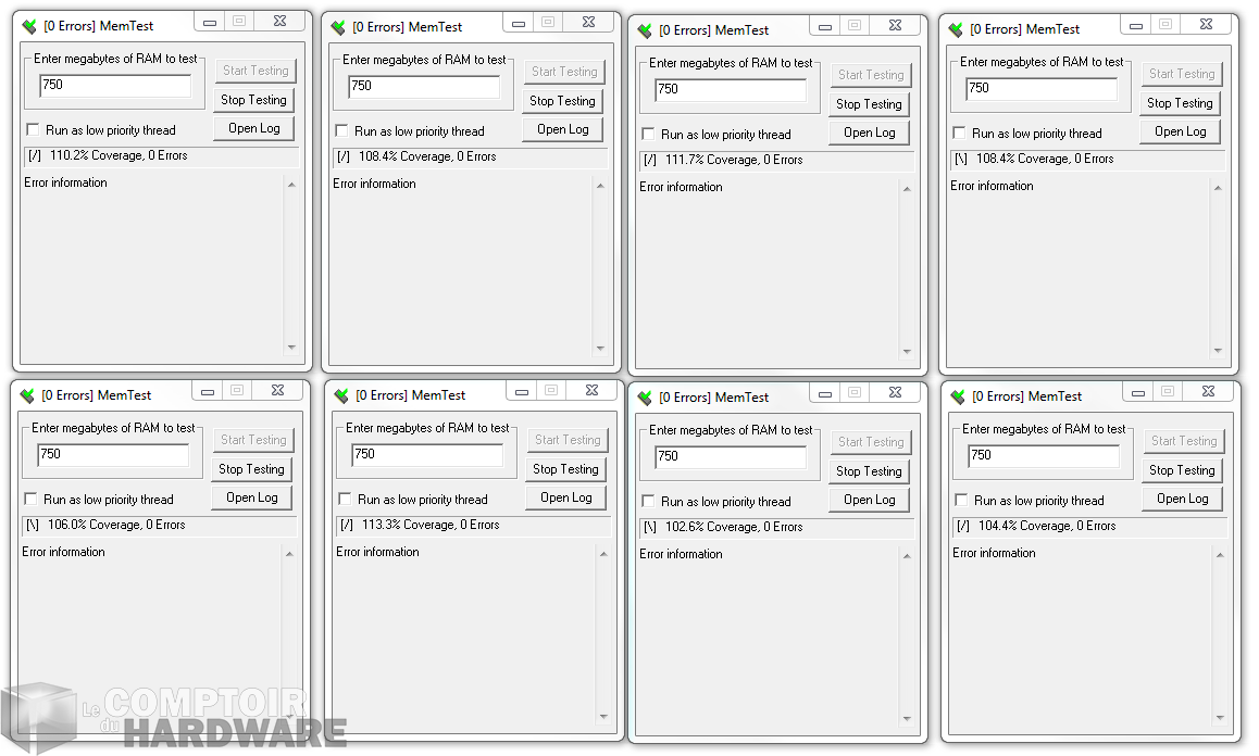 HCI MemTest