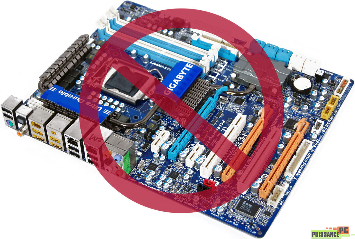 Gigabyte EP55-UD4P barrée