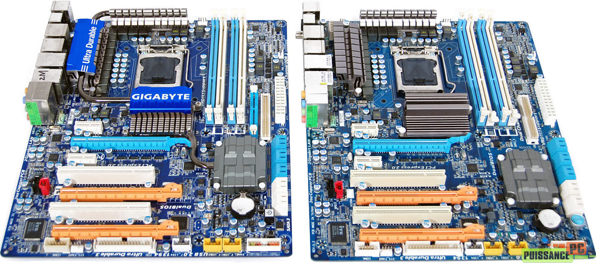 Gigabyte EP55-UD4P et P55-UD5