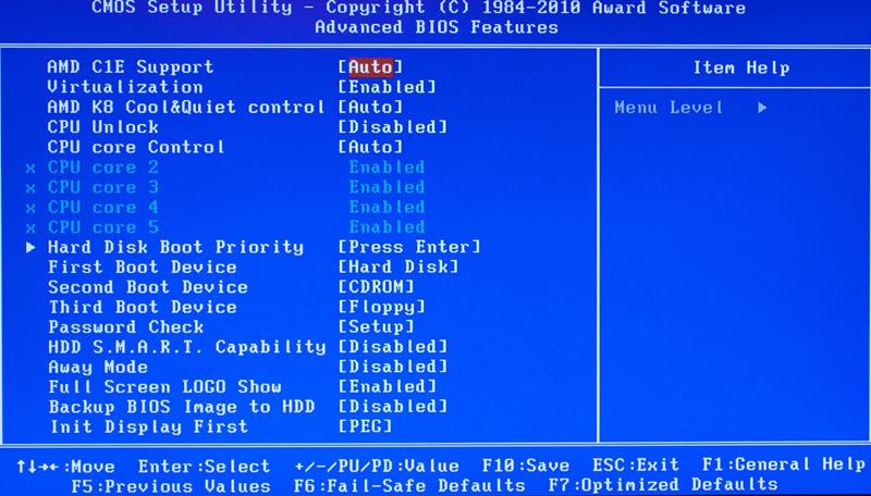 gigabyte 890fx bios advanced