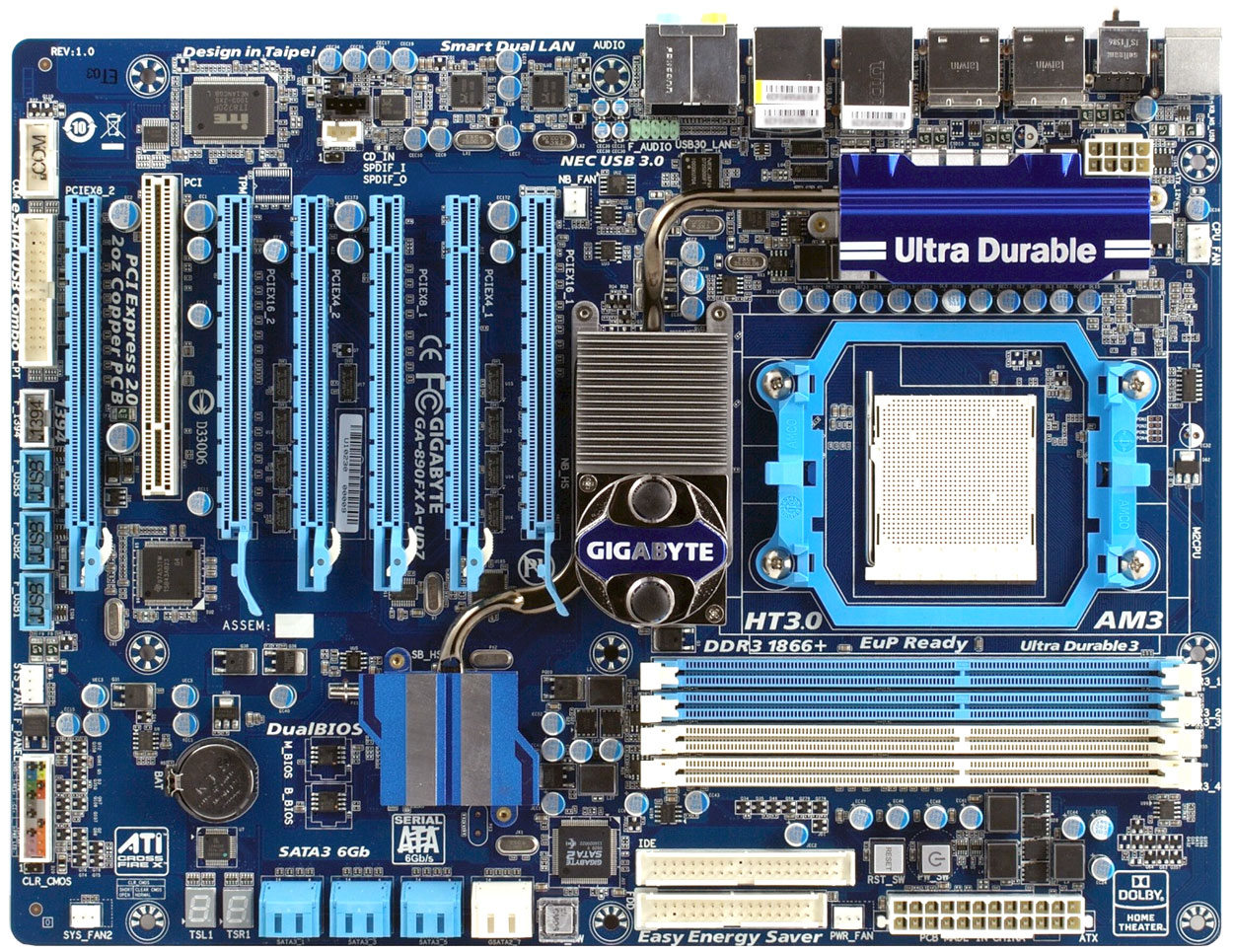 gigabyte 890fxt ud7 carte