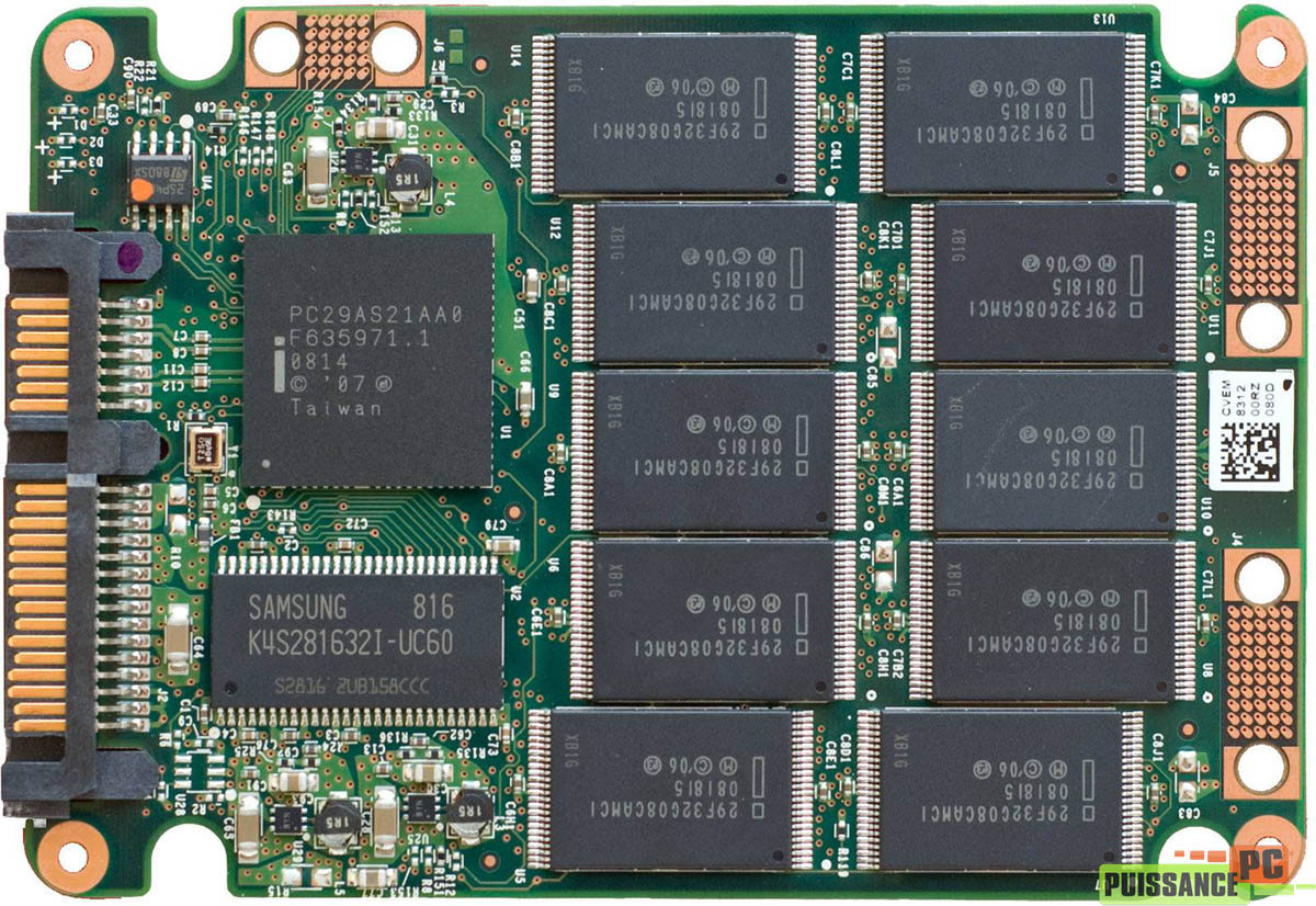 Dossier SSD PCB X25-M 80 Go recto