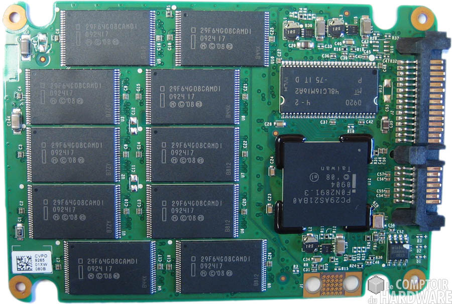 Dossier SSD PCB X25-M Postville 80 Go recto