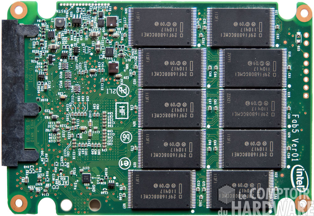 SSD Intel 320 (300go) pcb verso