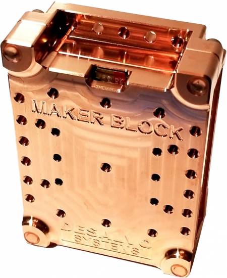 desalvo systems maker block case full copper 2