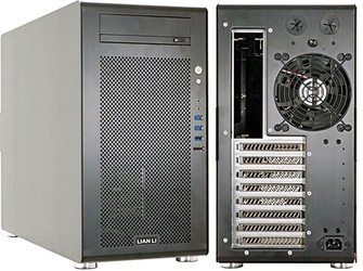 Lian-Li pc-v700 : face & arrière [cliquer pour agrandir]