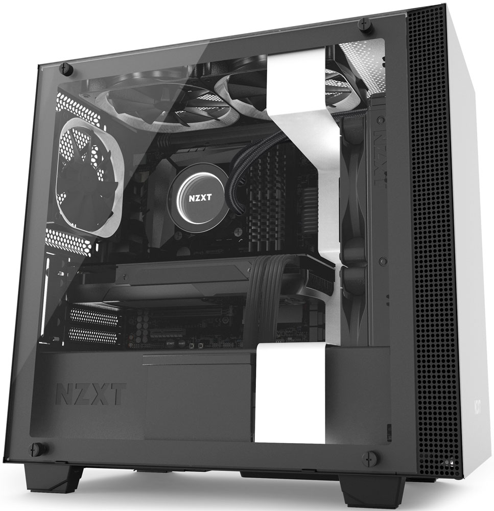 NZXT H400i noir mat et blanc