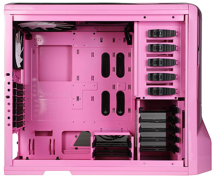 NZXT Phantom Rose vue intérieur