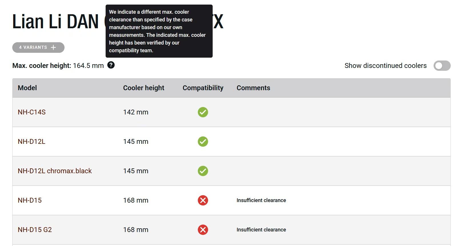 screenshot case height correction