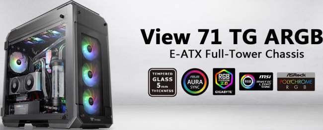 thermaltake view71 glass argb
