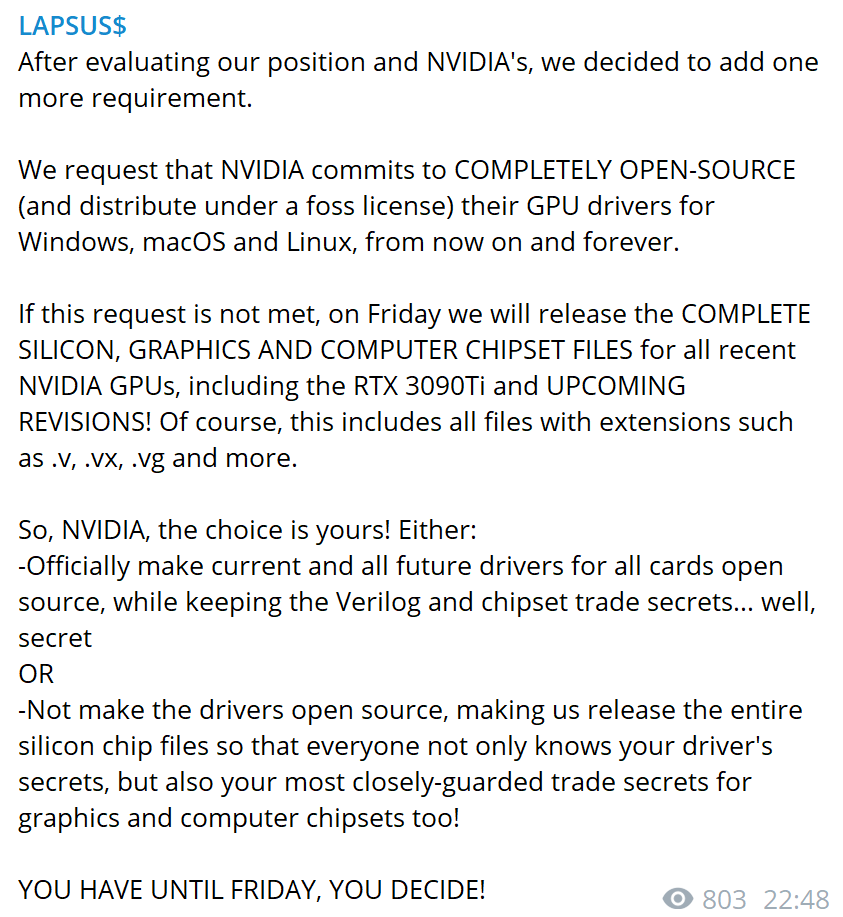 LAPSUS vs NVIDIA