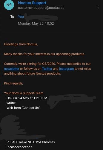 noctua support nh u12a chromax reddit