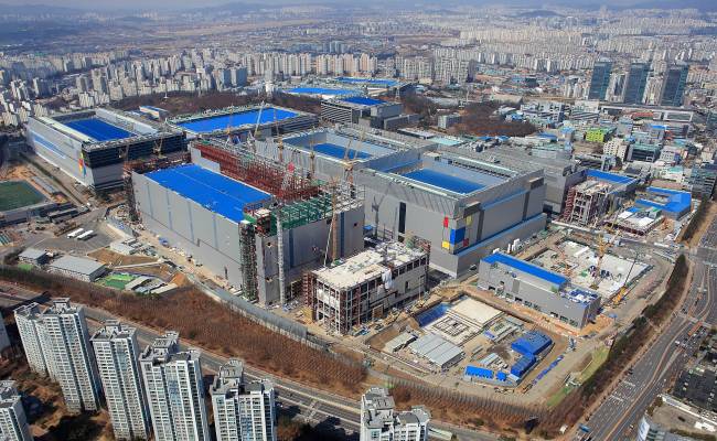 samsung vue aerienne usine hwaseong euv mars 2019
