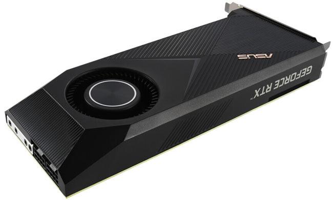 asus rtx3070 turbo arriere