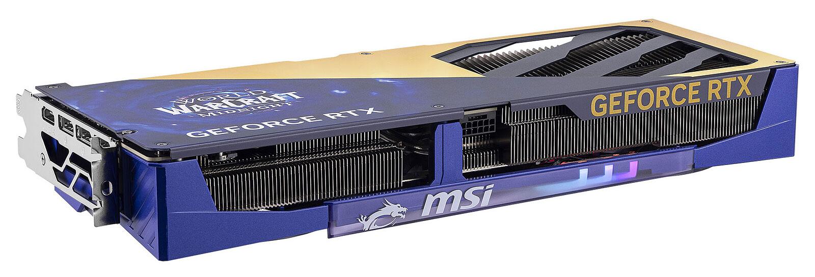 msi rtx 5070 12g world of warcraft midnight void edition oc back