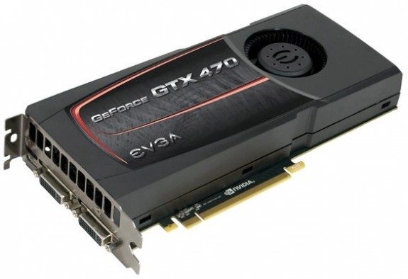 evga gtx470 superclocked + avant trois quart