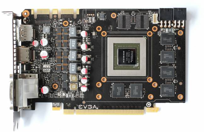 Le PCB de la GTX 660Ti [cliquer pour agrandir]