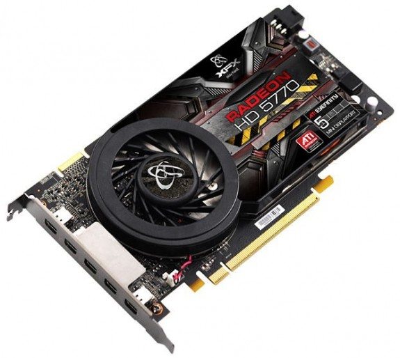 xfx hd5770 single slot eyefinity 5