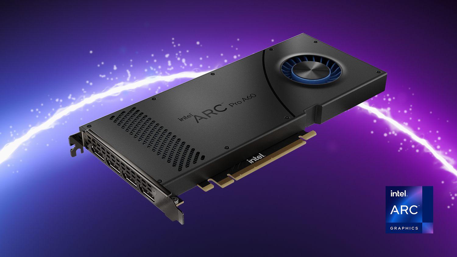 Les Arc Pro en approche, avec 24 Go de VRAM en vue