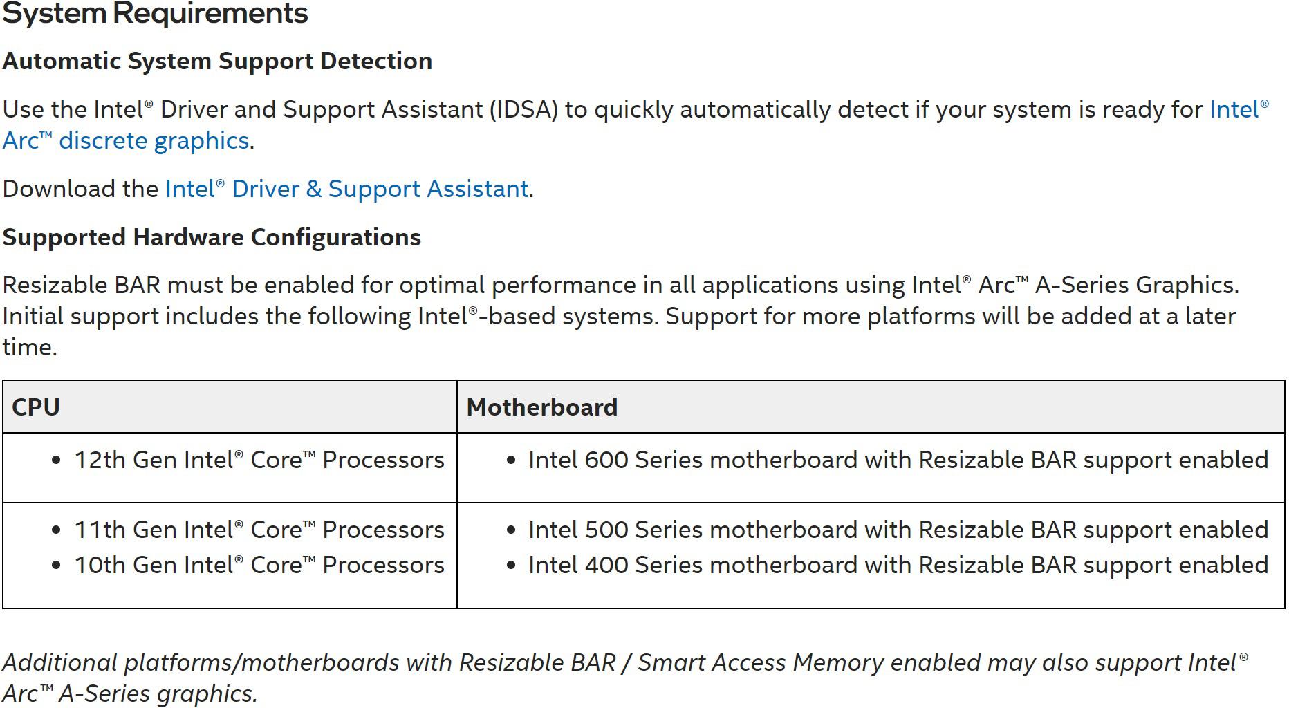 Intel Arc