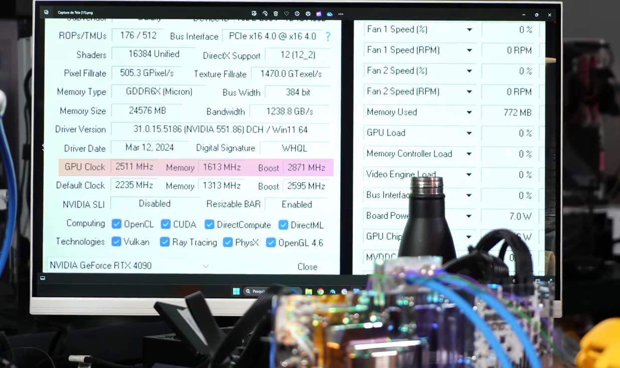 geforce rtx 4090 super techlab frequences