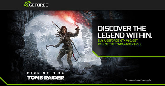 nvidia bundle gtx960 rottr